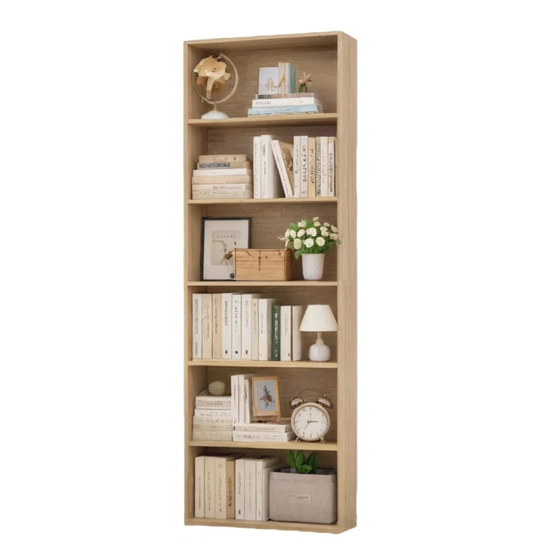 Langner 70.8" H X 23.6" W Standard Bookcase, 6-Tier Open Bookcase and Bookshelf, Freestanding Display Storage Shelves Tall Bookcase for Bedroom, Living Room and Office