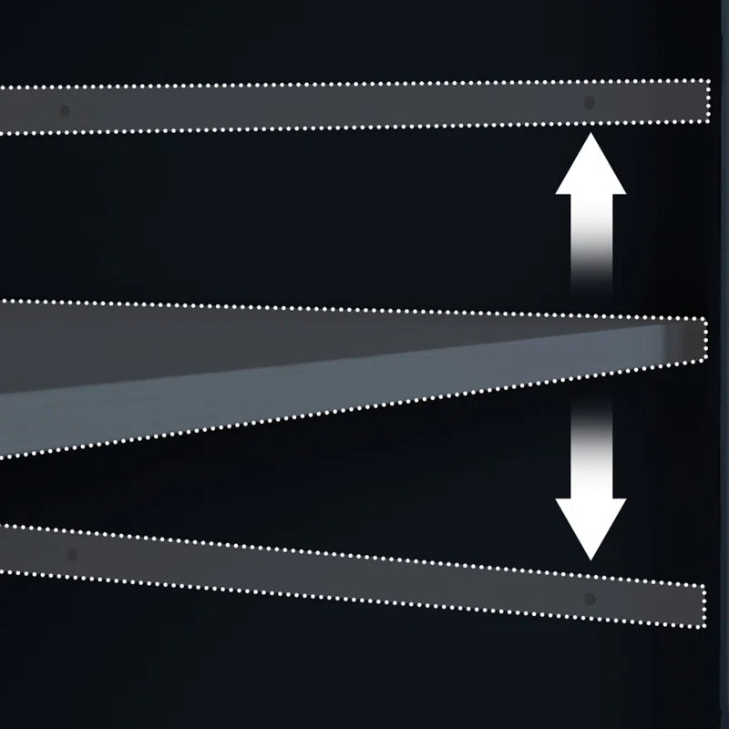 Cushing Rolling Kitchen Island with Wood Top & Trash Can Storage Cabinet