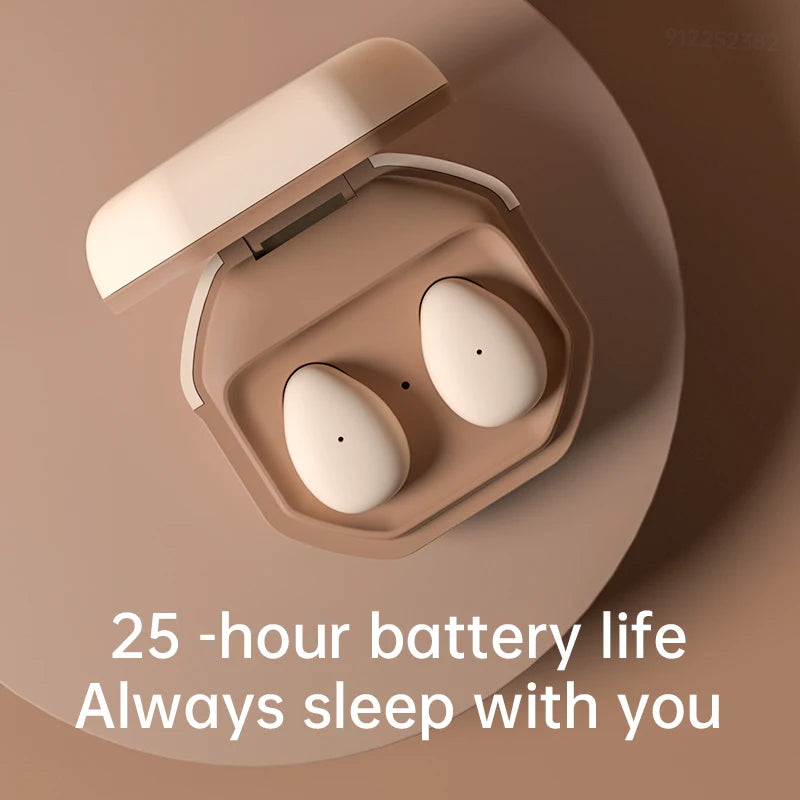 Experience Ultimate Comfort with Wireless Bluetooth Mini In-Ear Sleep Earbuds Featuring Advanced Noise Cancelling Technology