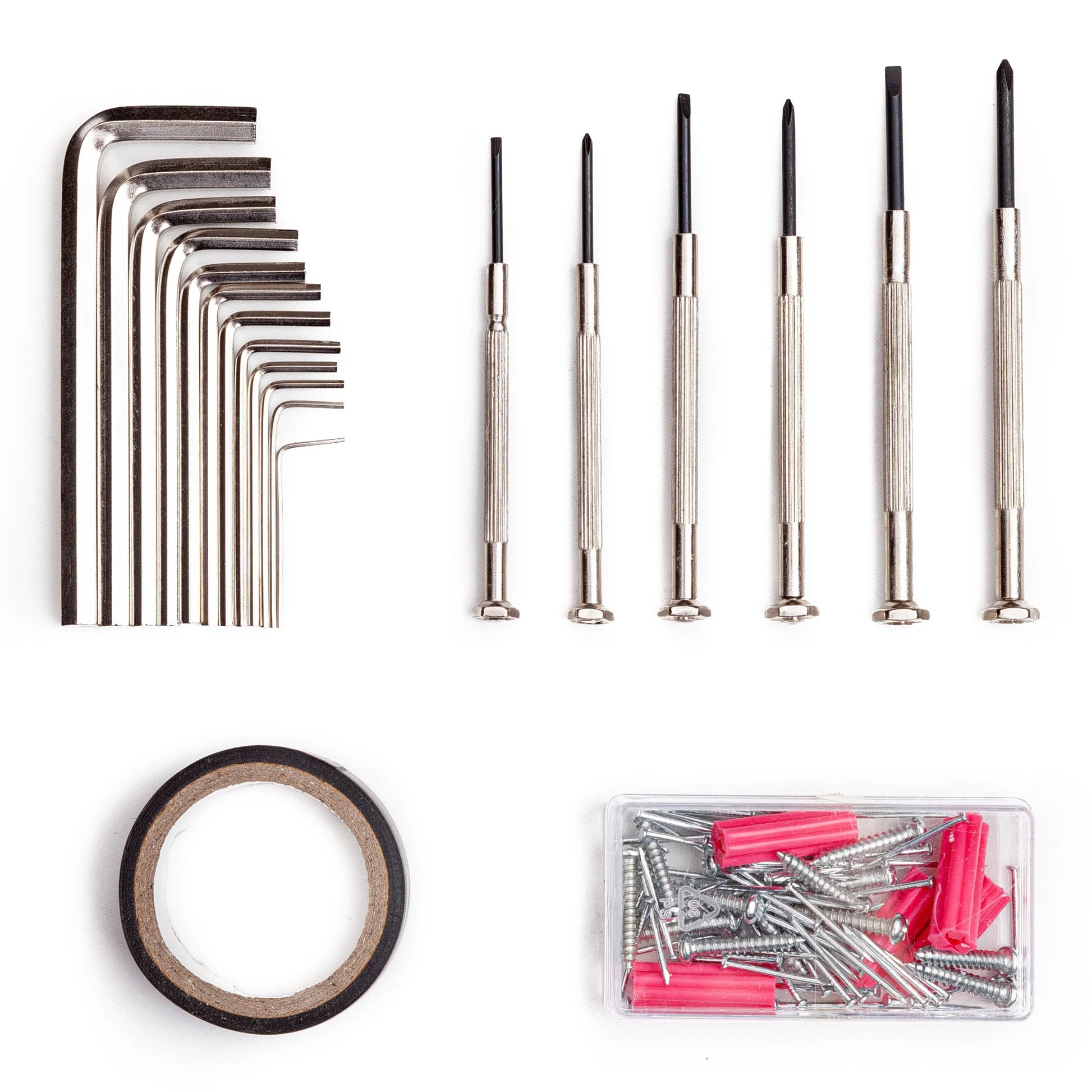 148Piece Tool Set General Household Hand Tool Kit with Plastic Toolbox Storage Case Pink