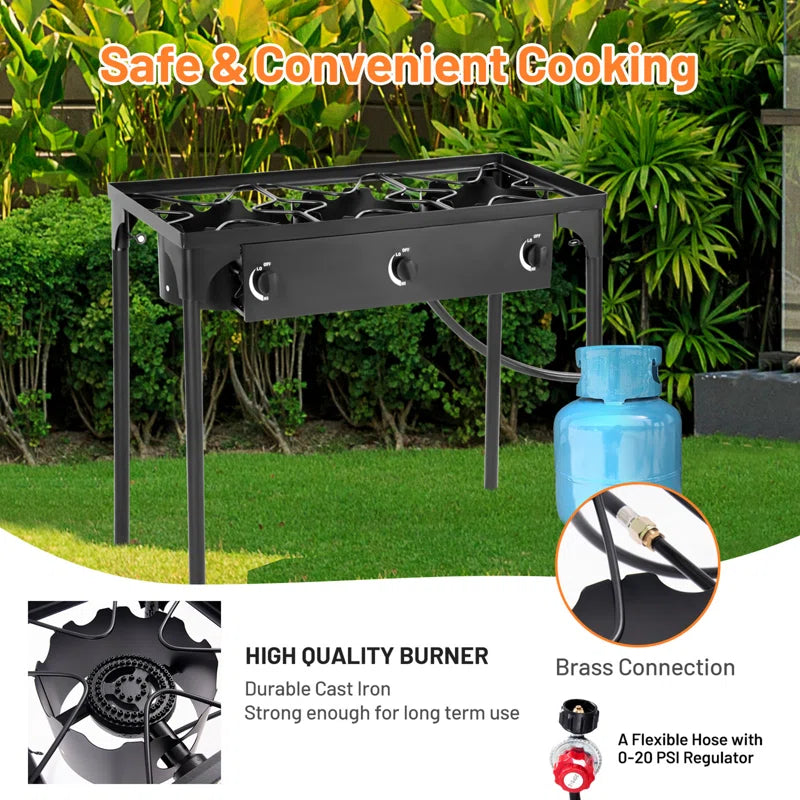 Gymax 3 - Burner High Pressure Propane Outdoor Stove