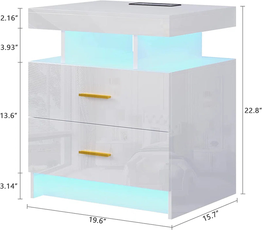 Ashten 2 - Drawer Nightstand