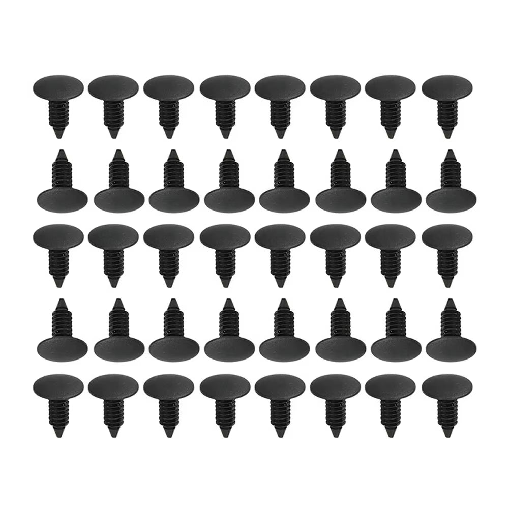 190Pcs Fastener Remover Kit 6 Size Bumper Retainer Clips Plastic Car Plastic Rivets Fasteners Door Trim Panel Fender Clips