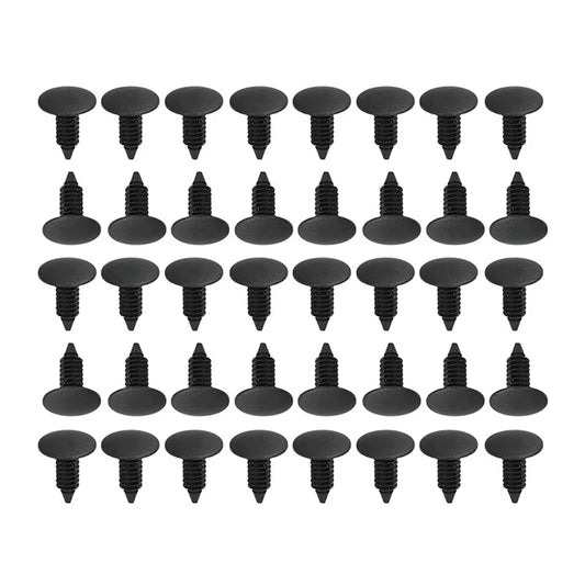 190Pcs Fastener Remover Kit 6 Size Bumper Retainer Clips Plastic Car Plastic Rivets Fasteners Door Trim Panel Fender Clips